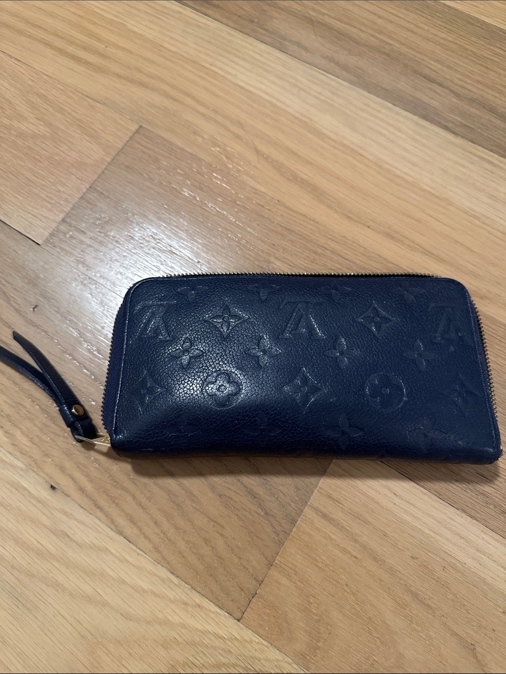 Louis Vuitton Dark Navy Monogram Zip Wallet